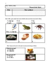 Một số đề kiểm tra môn Tiếng anh lớp 4